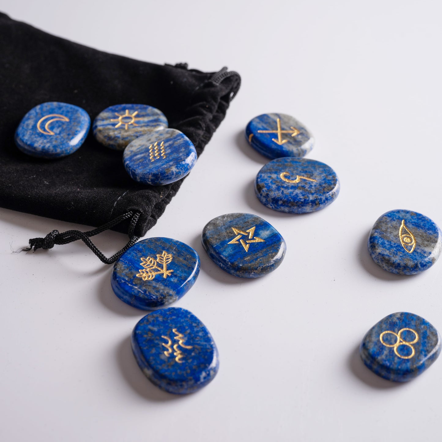 Best crystal for runes in elegant gift box, spiritual gift of blessings.