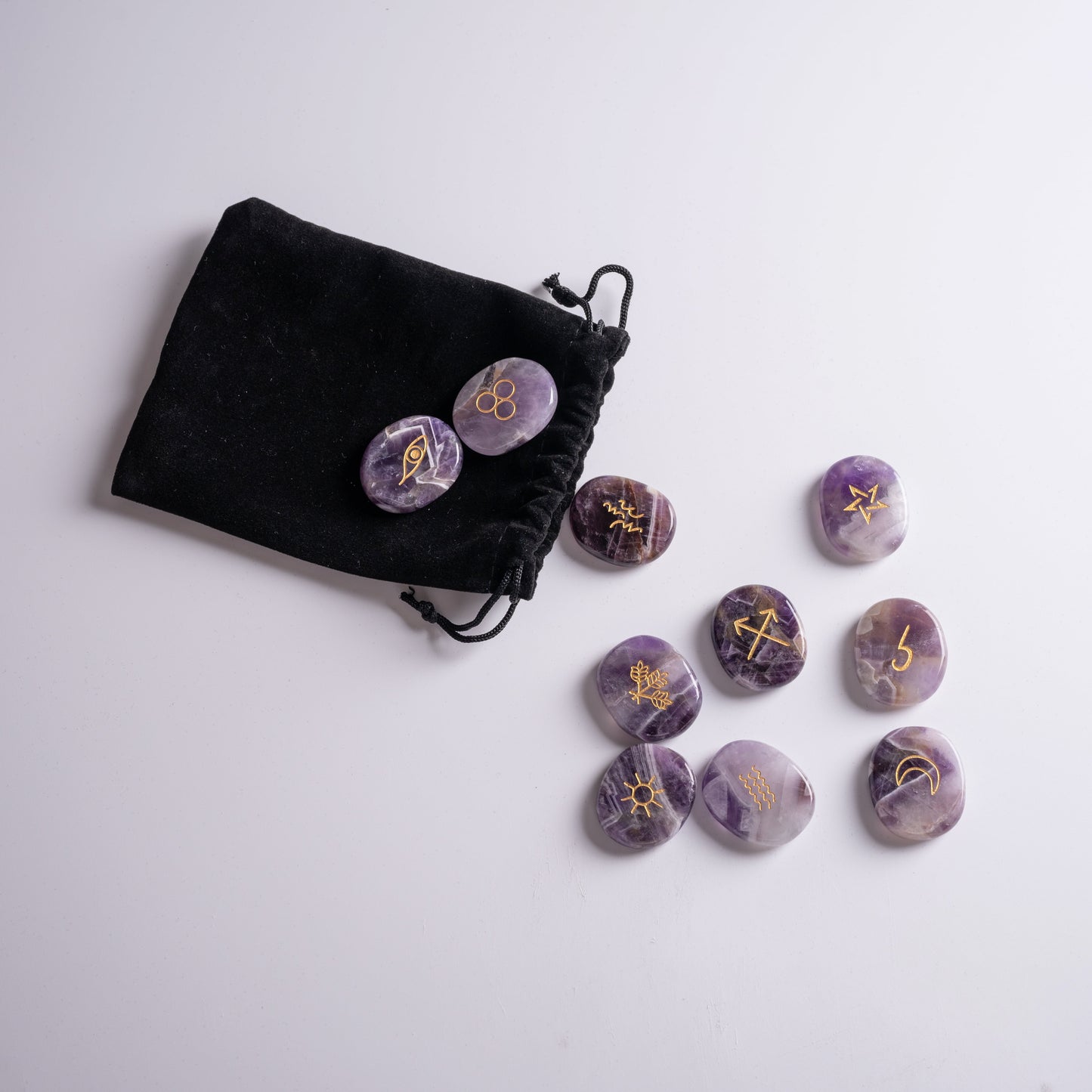Best crystal for runes in gift box, meaningful spiritual present for women.