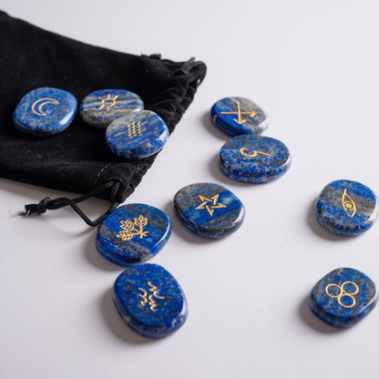 Best crystal for runes in elegant gift box, spiritual gift of blessings.