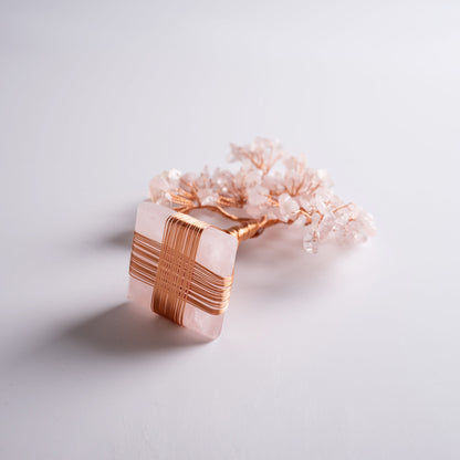 Gemstone tree of life in gift box, meaningful spiritual gift for women seeking happiness and balance.