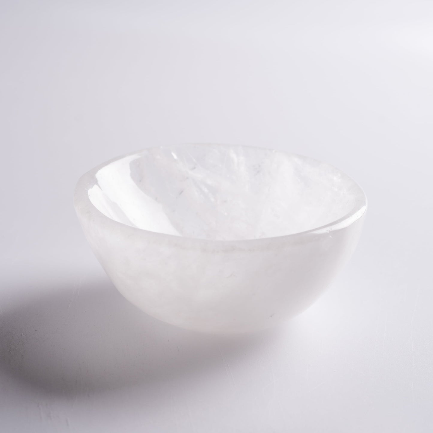 Small crystal bowl used for cleansing and charging crystals.